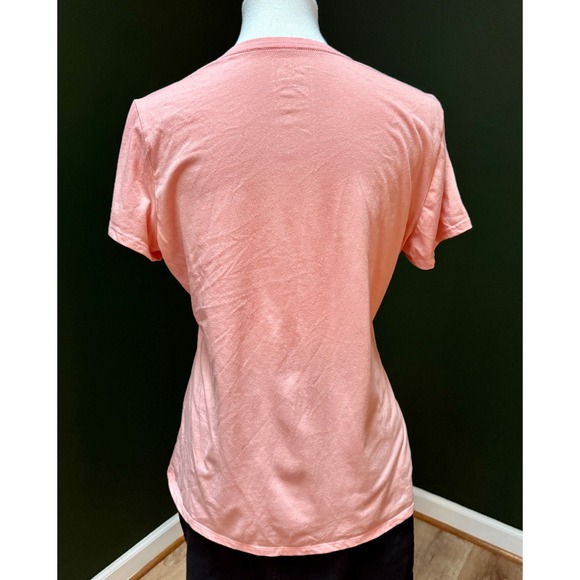 The North Face Pink "Take A Hike" V Neck T-Shirt Women's L - Picture 2 of 7